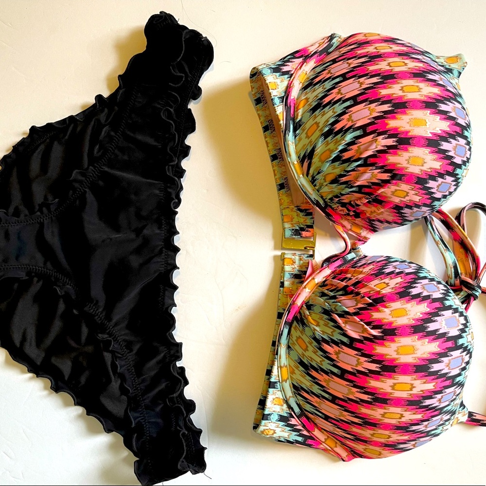 VS bathing suit top and Med bottoms